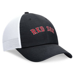 Boston Red Sox Nike Wordmark Adjustable Trucker Hat - Navy Hats