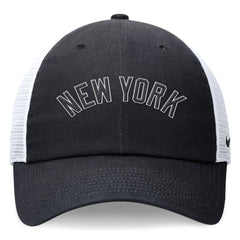 New York Yankees Nike Wordmark Adjustable Trucker Hat - Navy Hats