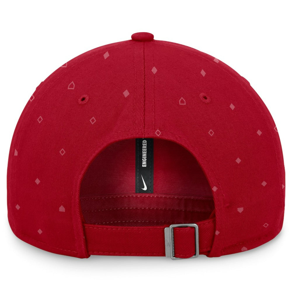 St. Louis Cardinals Nike Primetime Print Club Adjustable Hat - Red Hats