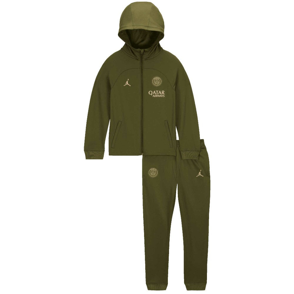 Paris Saint-Germain Jordan Brand Preschool 2023/24 Fourth Strike Tracksuit Set Olive - Jordan outlet