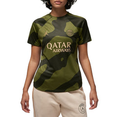 Paris Saint-Germain Jordan Brand Women's 2023/24 Fourth Academy Pro Pre-Match Top Olive - Jordan sale