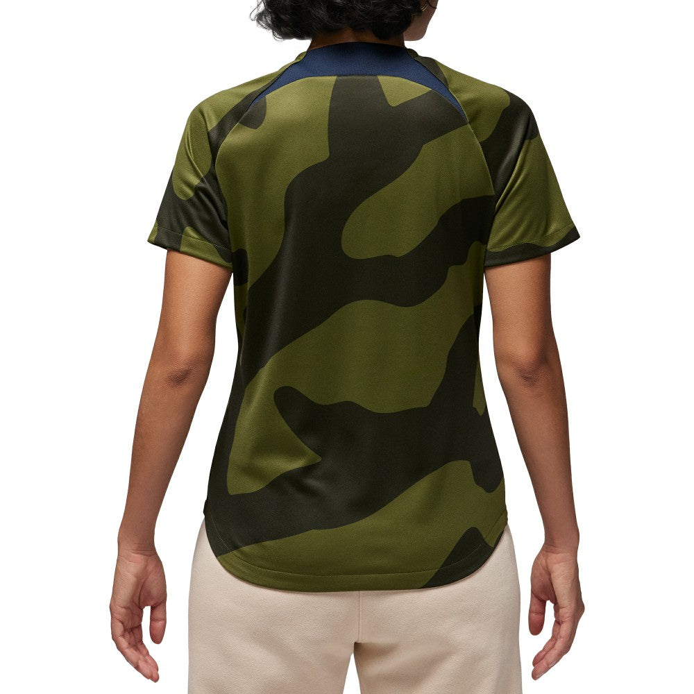 Paris Saint-Germain Jordan Brand Women's 2023/24 Fourth Academy Pro Pre-Match Top Olive - Jordan sale