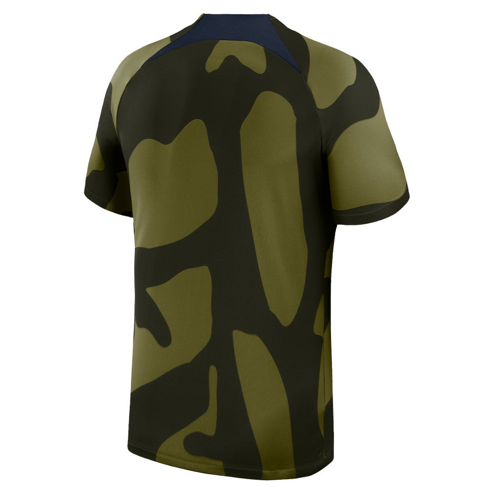 Paris Saint-Germain Jordan Brand 2023/24 Academy Pro Pre-Match Top Olive - Jordan sale