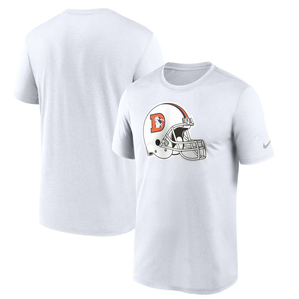 Denver Broncos Throwback Performance T-Shirt - White T-shirts