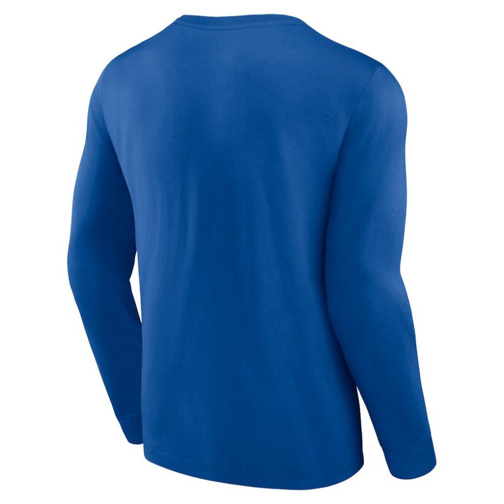 St. Louis Blues Fanatics Strike the Goal Long Sleeve T-Shirt - Blue | US 200250631