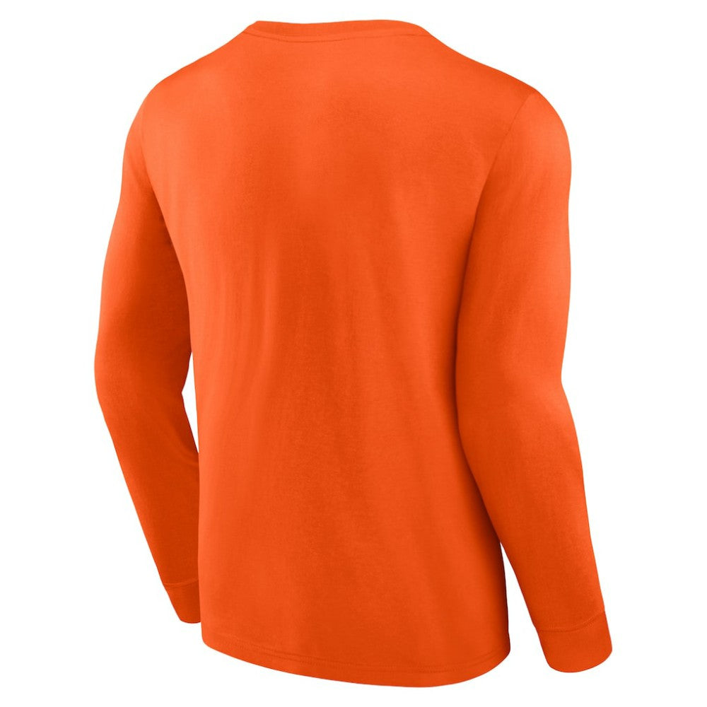 Philadelphia Flyers Fanatics Strike the Goal Long Sleeve T-Shirt - Orange | US 200250633