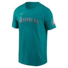 Julio Rodríguez Seattle Mariners Nike Fuse Name & Number Inline T-Shirt - Teal T-shirts