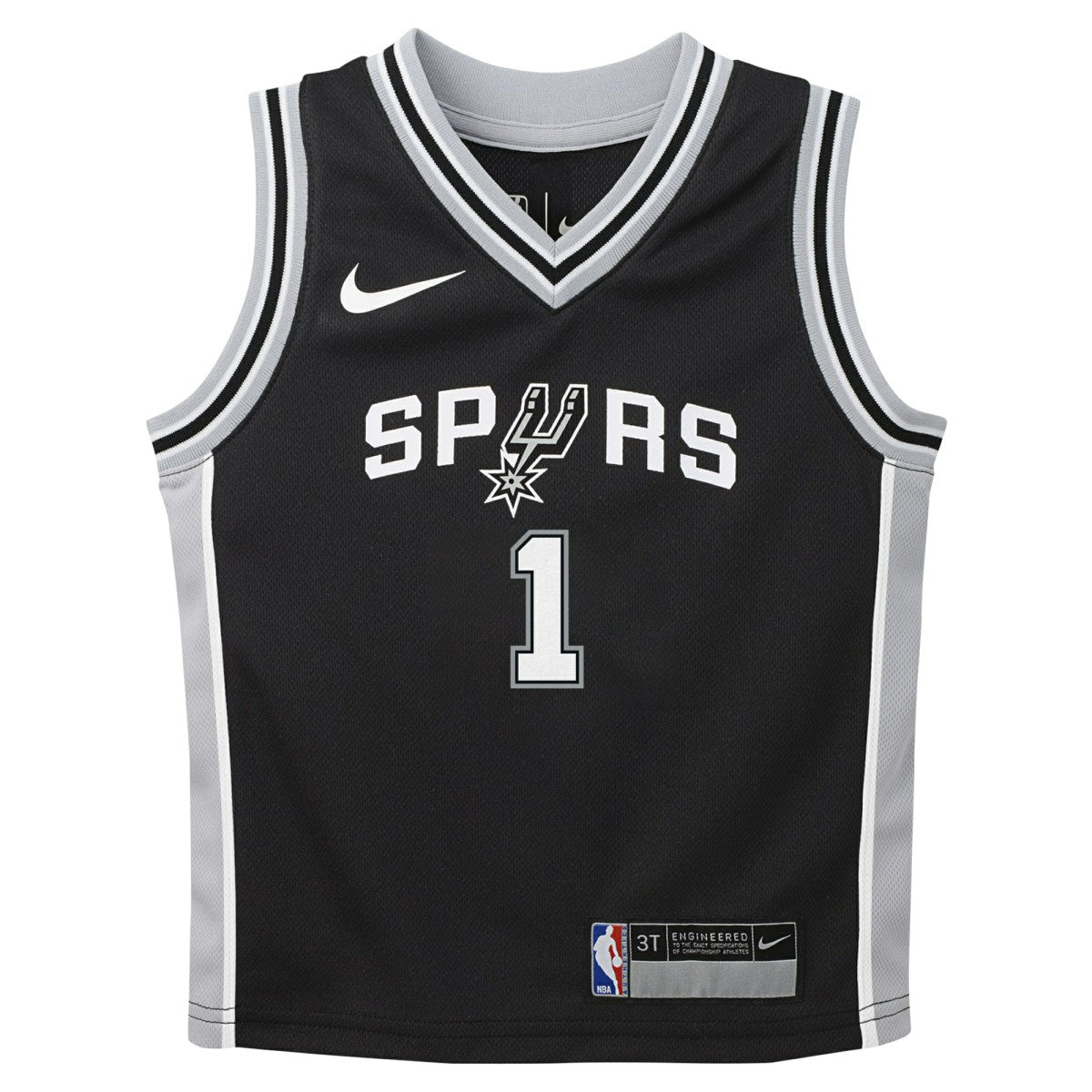 Victor Wembanyama San Antonio Spurs Preschool Swingman Player Jersey Icon Edition Black - Nike
