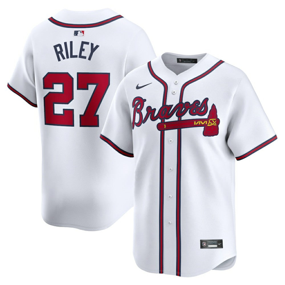 Austin Riley Atlanta Braves Nike Home Limited Player Jersey - White Jerseys