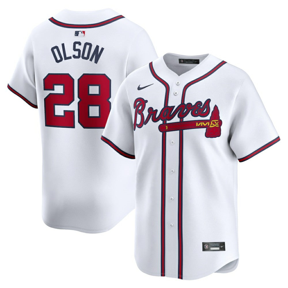 Matt Olson Atlanta Braves Nike Home Limited Player Jersey - White Jerseys