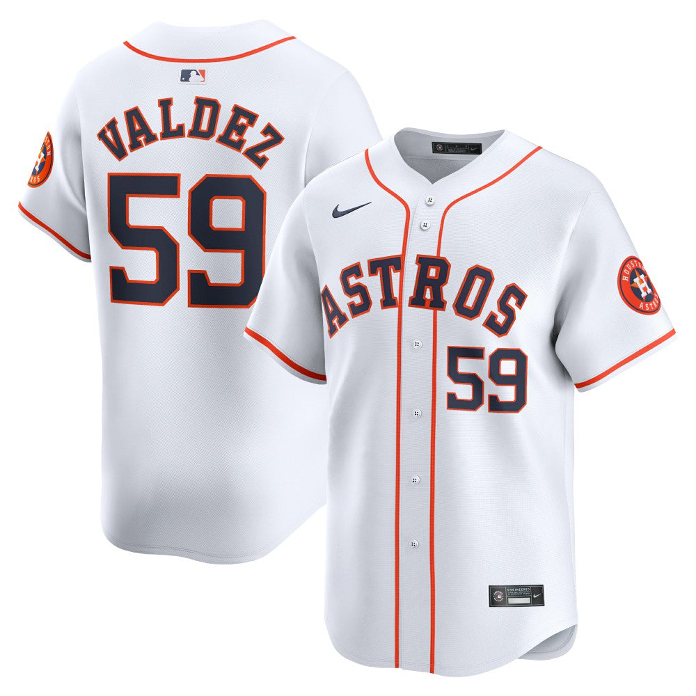 Framber Valdez Houston Astros Nike Home Limited Player Jersey - White Jerseys