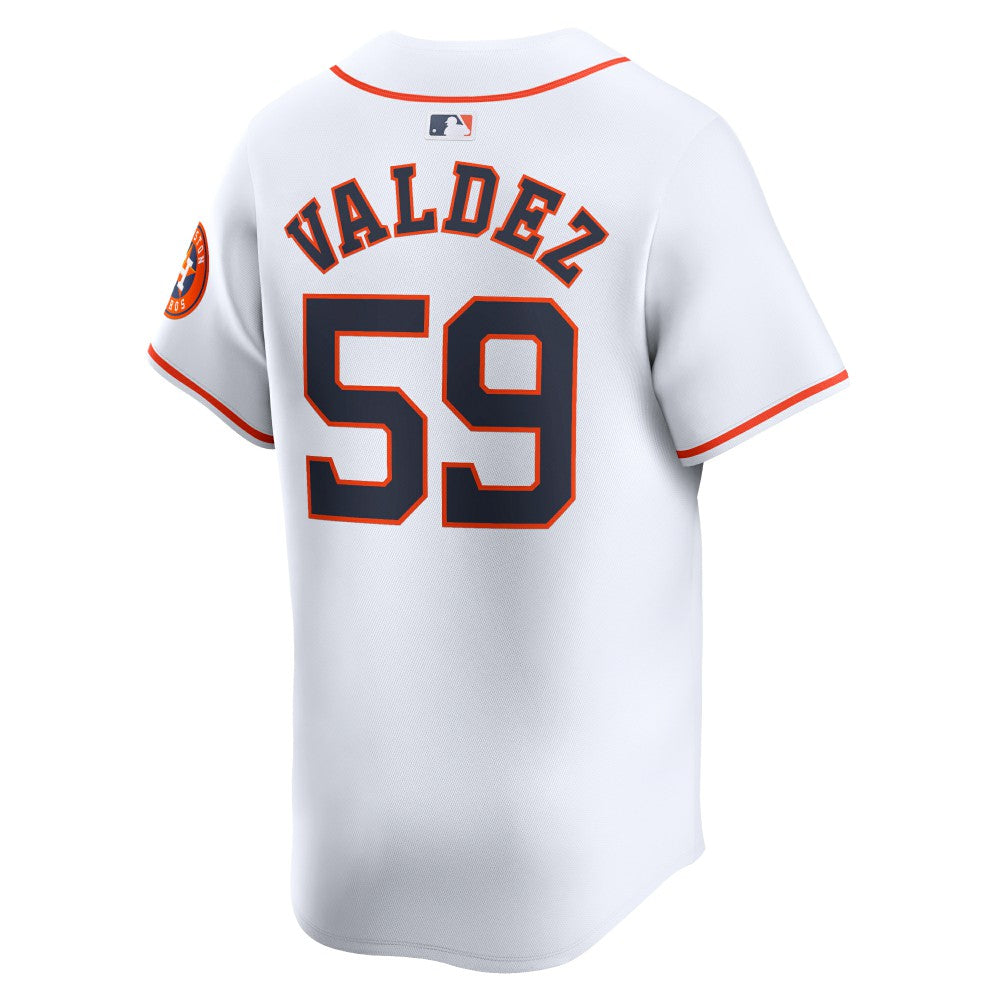 Framber Valdez Houston Astros Nike Home Limited Player Jersey - White Jerseys