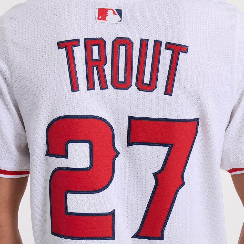 Mike Trout Los Angeles Angels Nike Home Limited Player Jersey - White Jerseys
