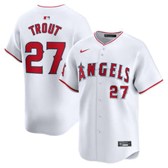 Mike Trout Los Angeles Angels Nike Home Limited Player Jersey - White Jerseys