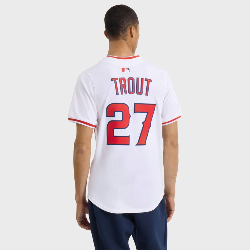 Mike Trout Los Angeles Angels Nike Home Limited Player Jersey - White Jerseys