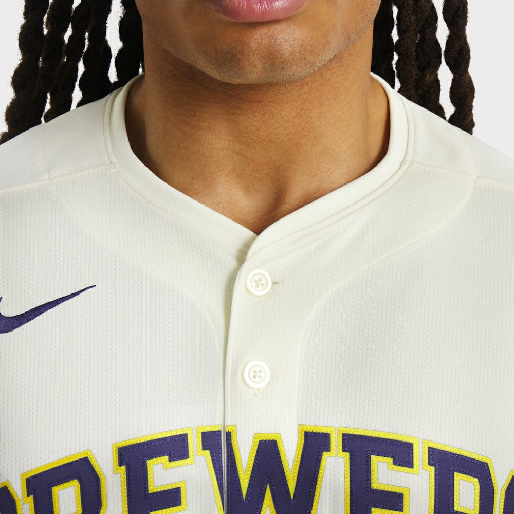 Christian Yelich Milwaukee Brewers Nike Home Limited Player Jersey - Cream Jerseys