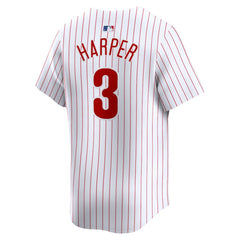 Bryce Harper Philadelphia Phillies Nike Home Limited Player Jersey - White Jerseys