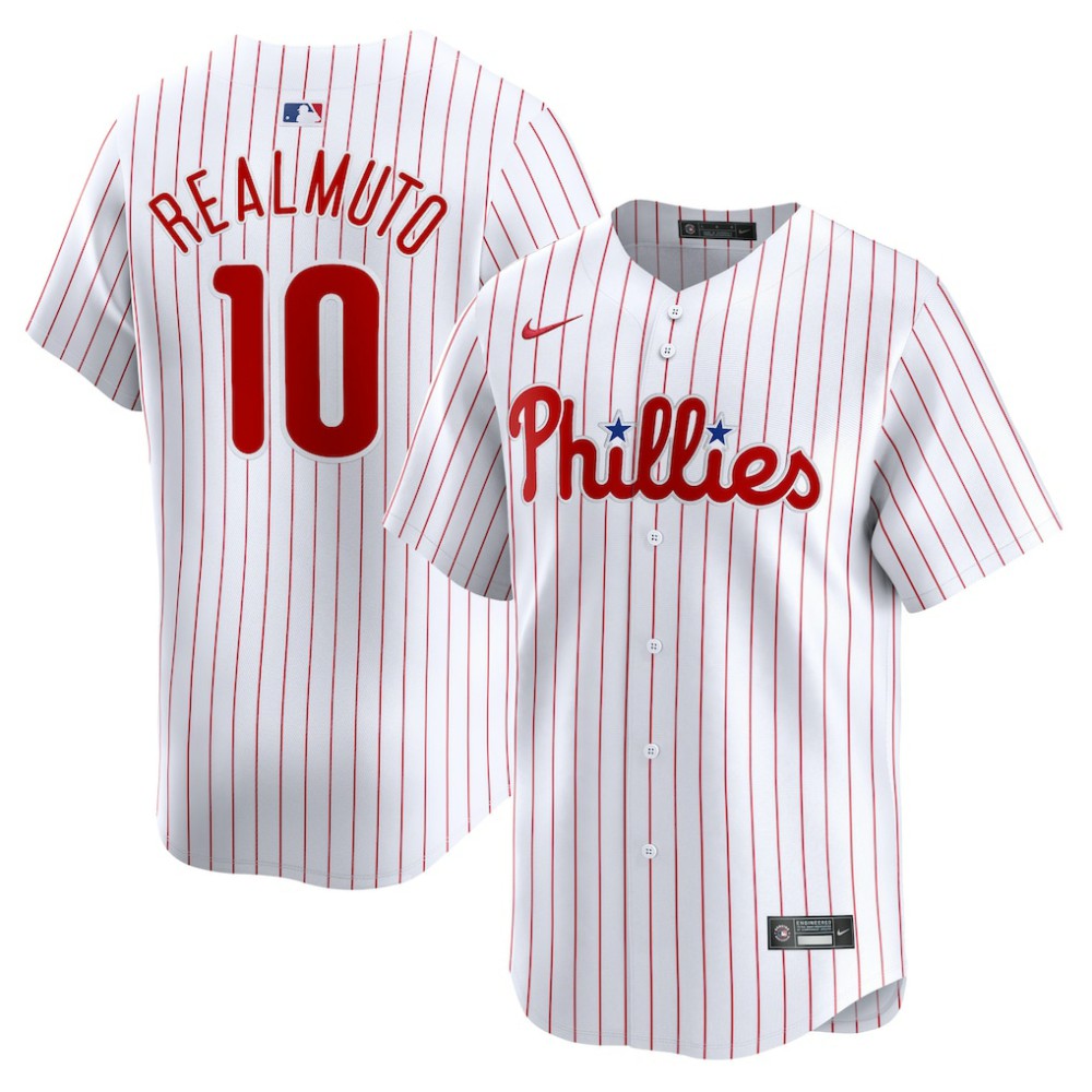 J.T. Realmuto Philadelphia Phillies Nike Home Limited Player Jersey - White Jerseys