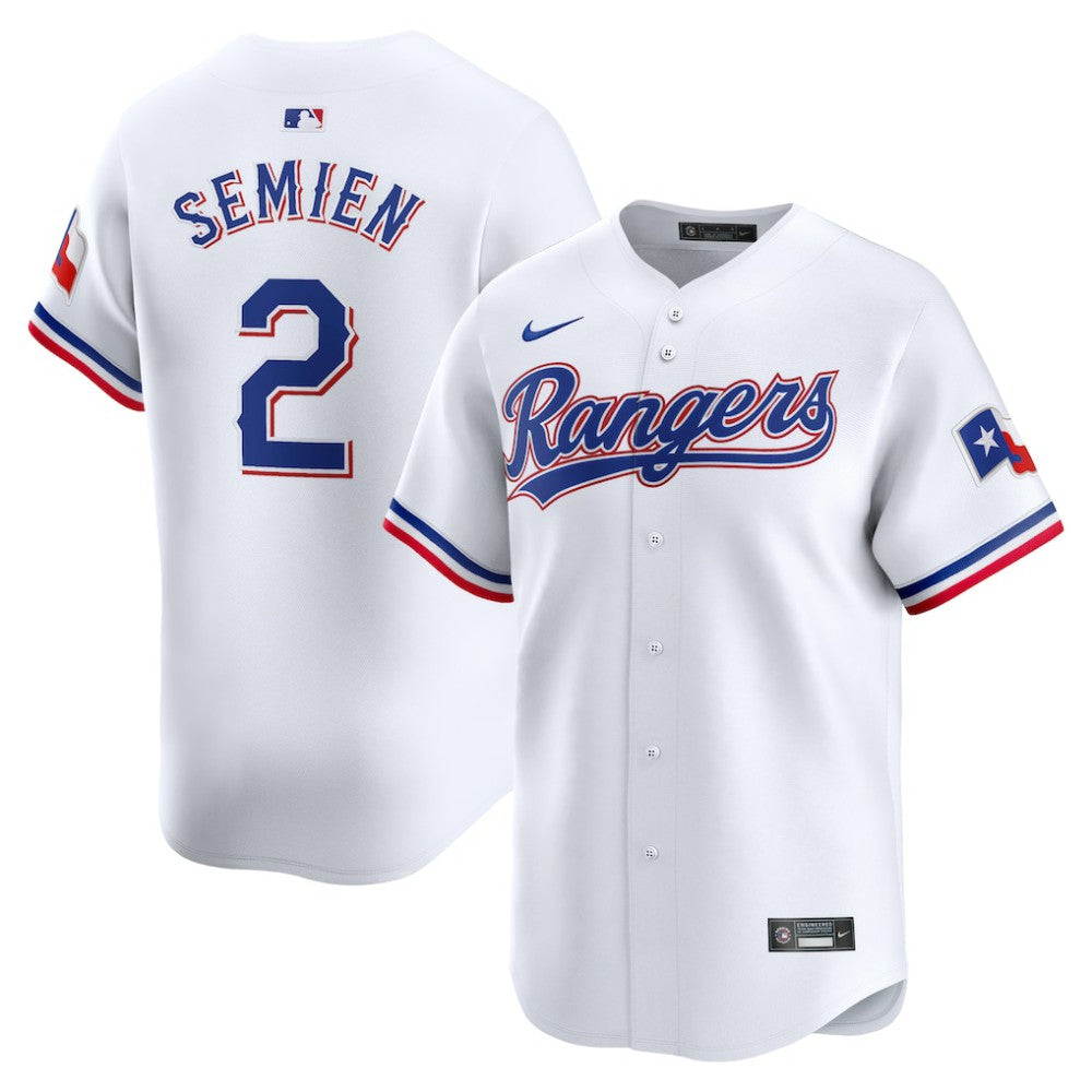 Marcus Semien Texas Rangers Nike Home Limited Player Jersey - White Jerseys