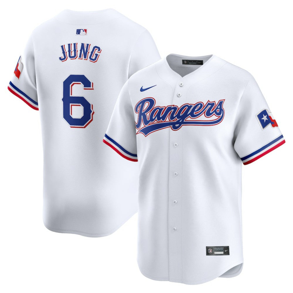 Josh Jung Texas Rangers Nike Home Limited Player Jersey - White Jerseys