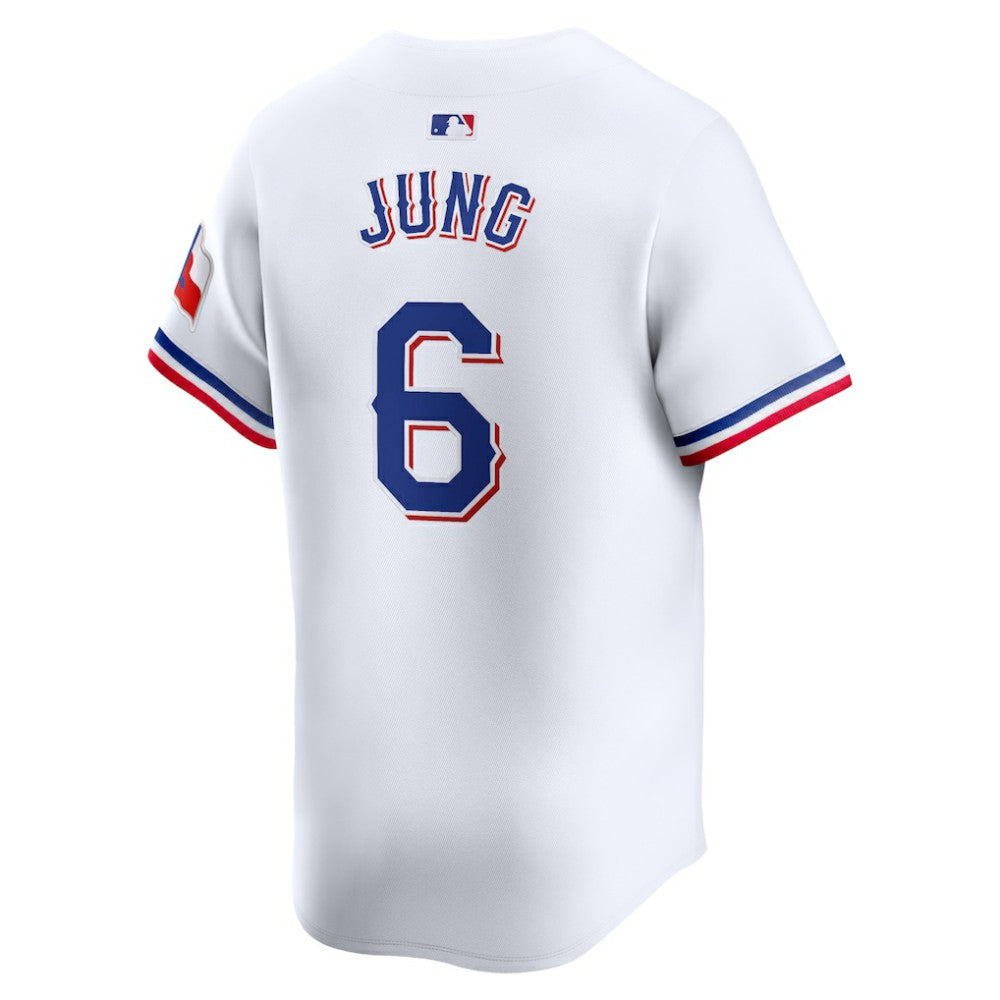 Josh Jung Texas Rangers Nike Home Limited Player Jersey - White Jerseys