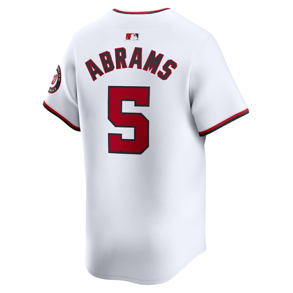 CJ Abrams Washington Nationals Nike Home Limited Player Jersey - White Jerseys