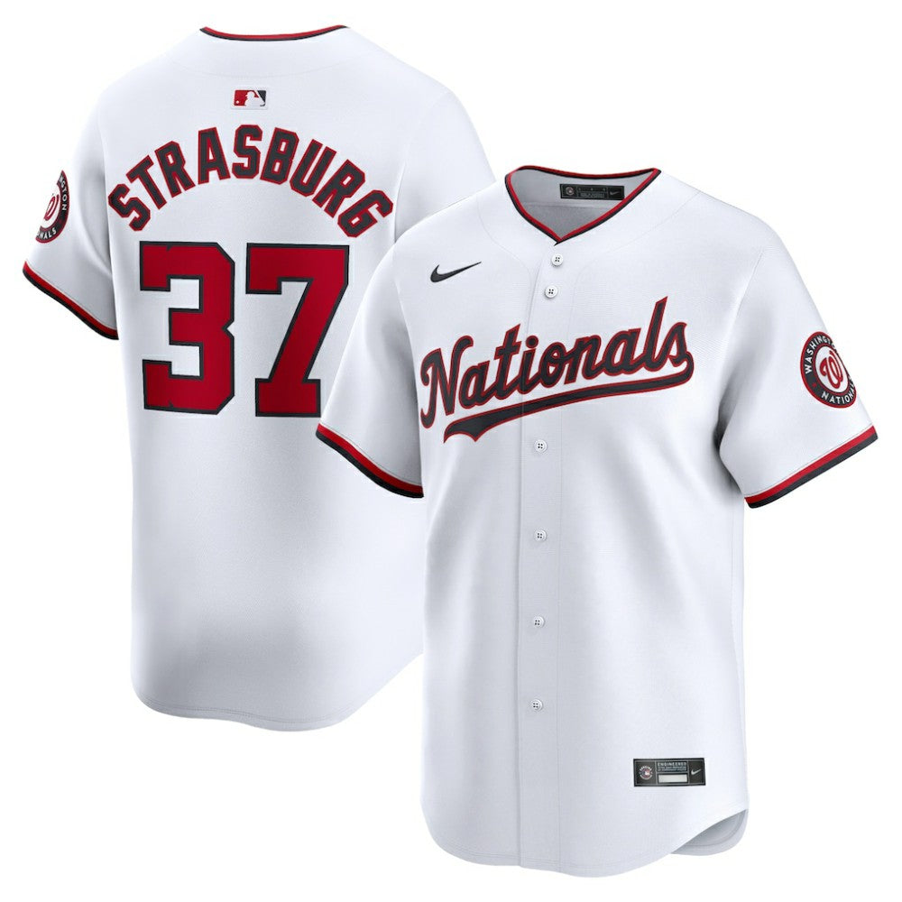 Stephen Strasburg Washington Nationals Nike Home Limited Player Jersey - White Jerseys