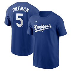 Freddie Freeman Los Angeles Dodgers Nike Fuse Name & Number T-Shirt - Royal T-shirts
