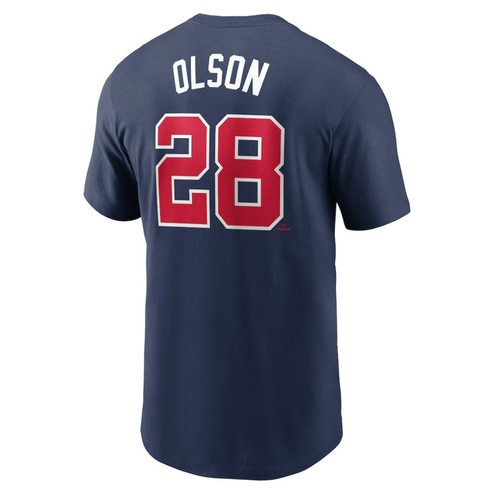 Matt Olson Atlanta Braves Nike Fuse Name & Number T-Shirt - Navy T-shirts