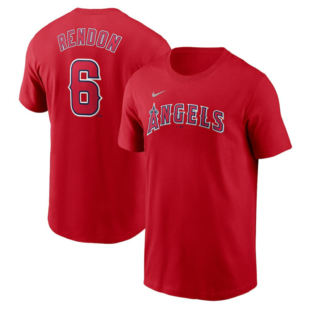 Anthony Rendon Los Angeles Angels Nike Fuse Name & Number T-Shirt - Red T-shirts