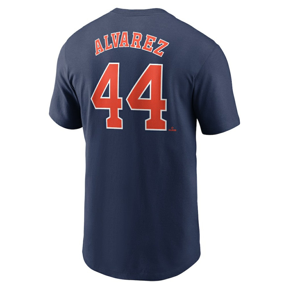 Yordan Alvarez Houston Astros Nike Fuse Name & Number T-Shirt - Navy T-shirts