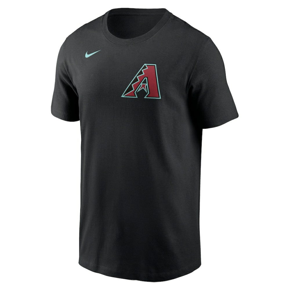 Ketel Marte Arizona Diamondbacks Nike Fuse Name & Number T-Shirt - Black T-shirts