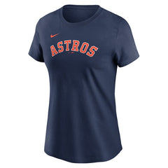 Jose Altuve Houston Astros Nike Women's Cooperstown Collection Fuse Name & Number T-Shirt - Navy T-shirts