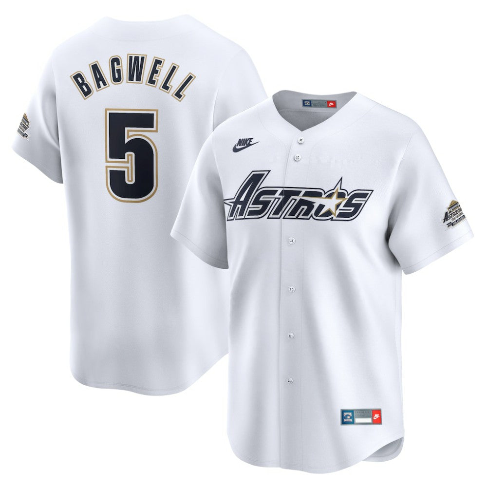 Jeff Bagwell Houston Astros Nike Throwback Cooperstown Collection Limited Jersey - White Jerseys