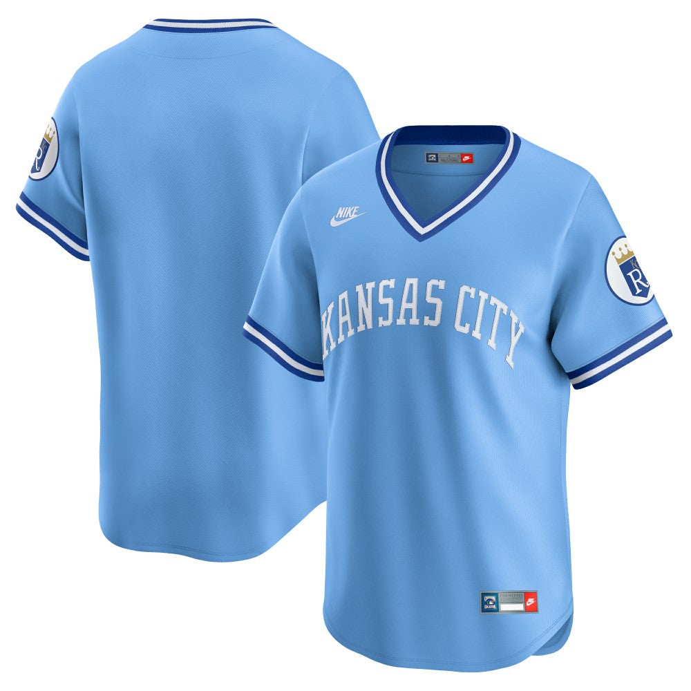 Kansas City Royals Nike Cooperstown Collection Limited Jersey - Light Blue Jerseys