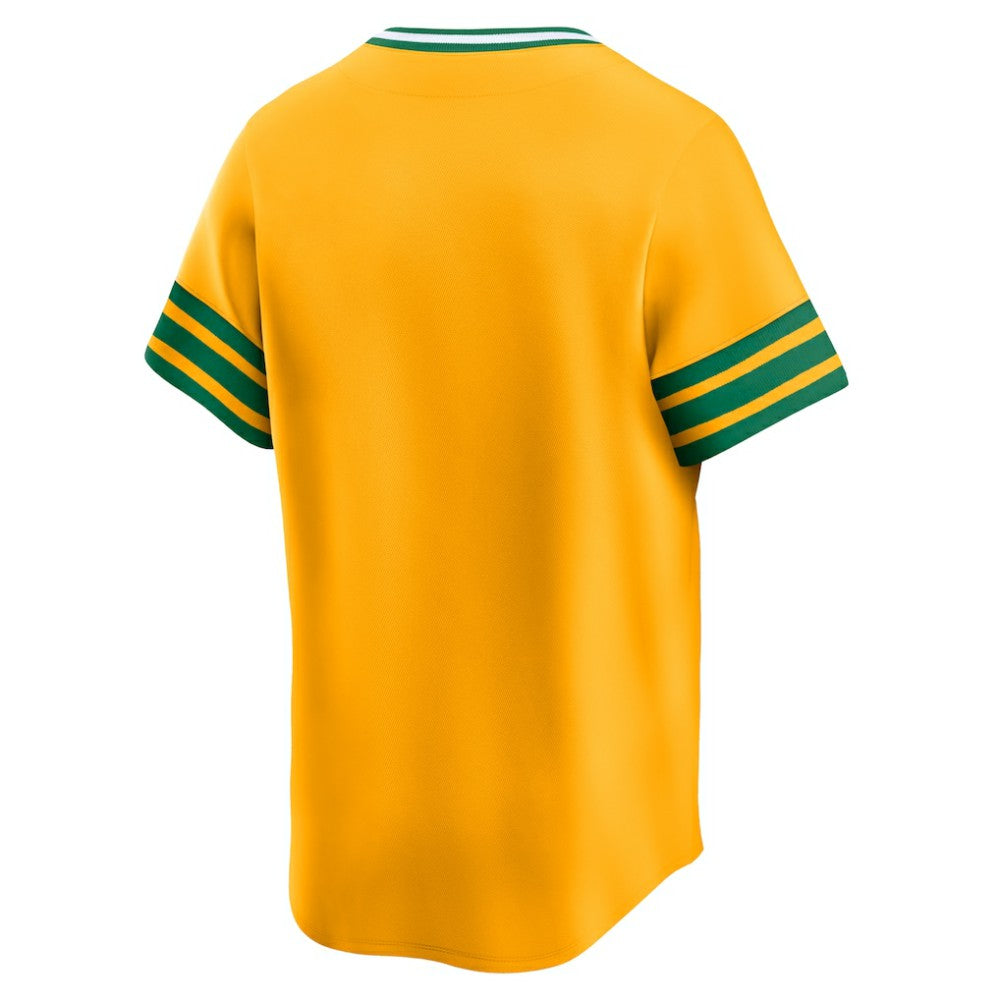 Athletics Nike Cooperstown Collection Limited Jersey - Gold Jerseys