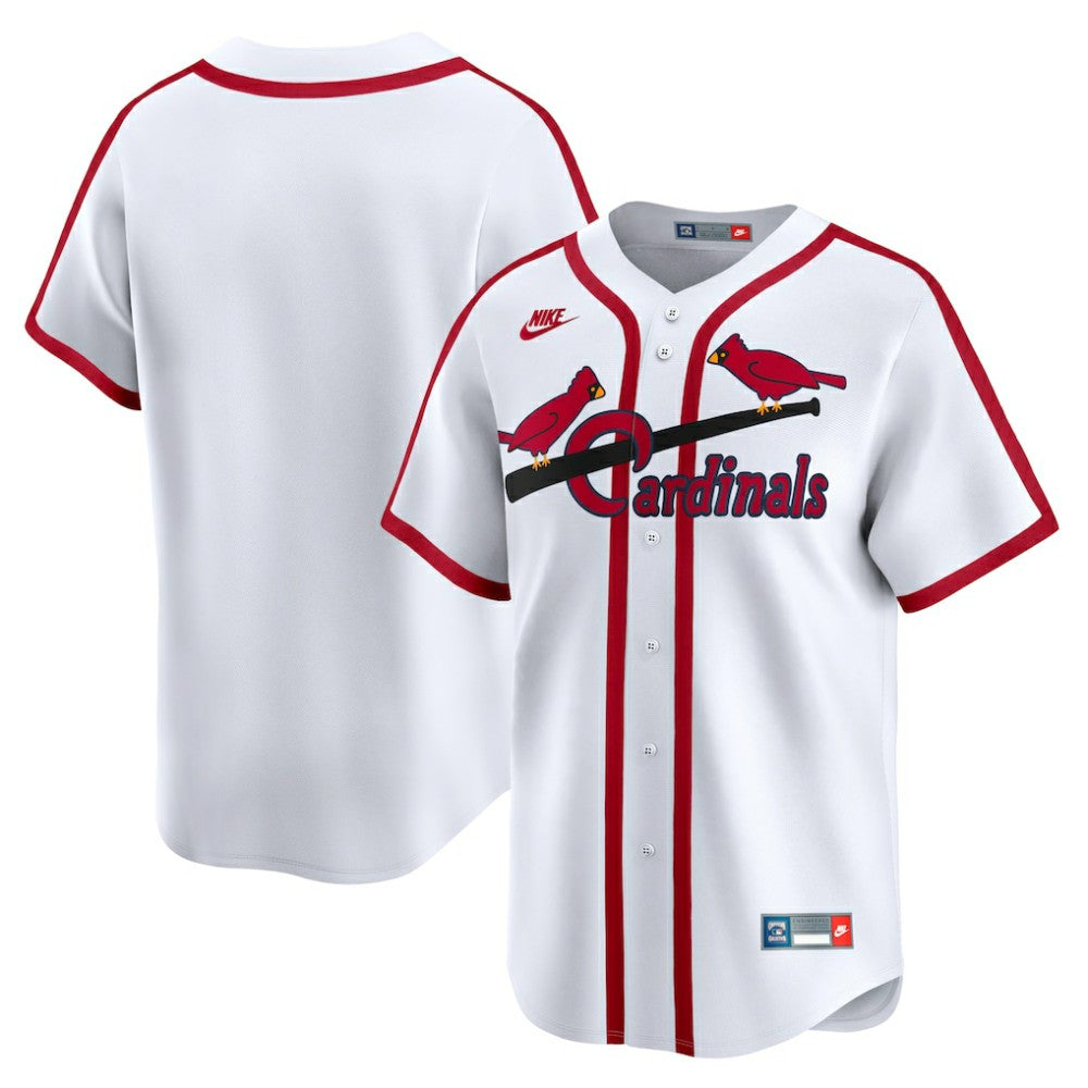St. Louis Cardinals Nike Cooperstown Collection Limited Jersey - White Jerseys
