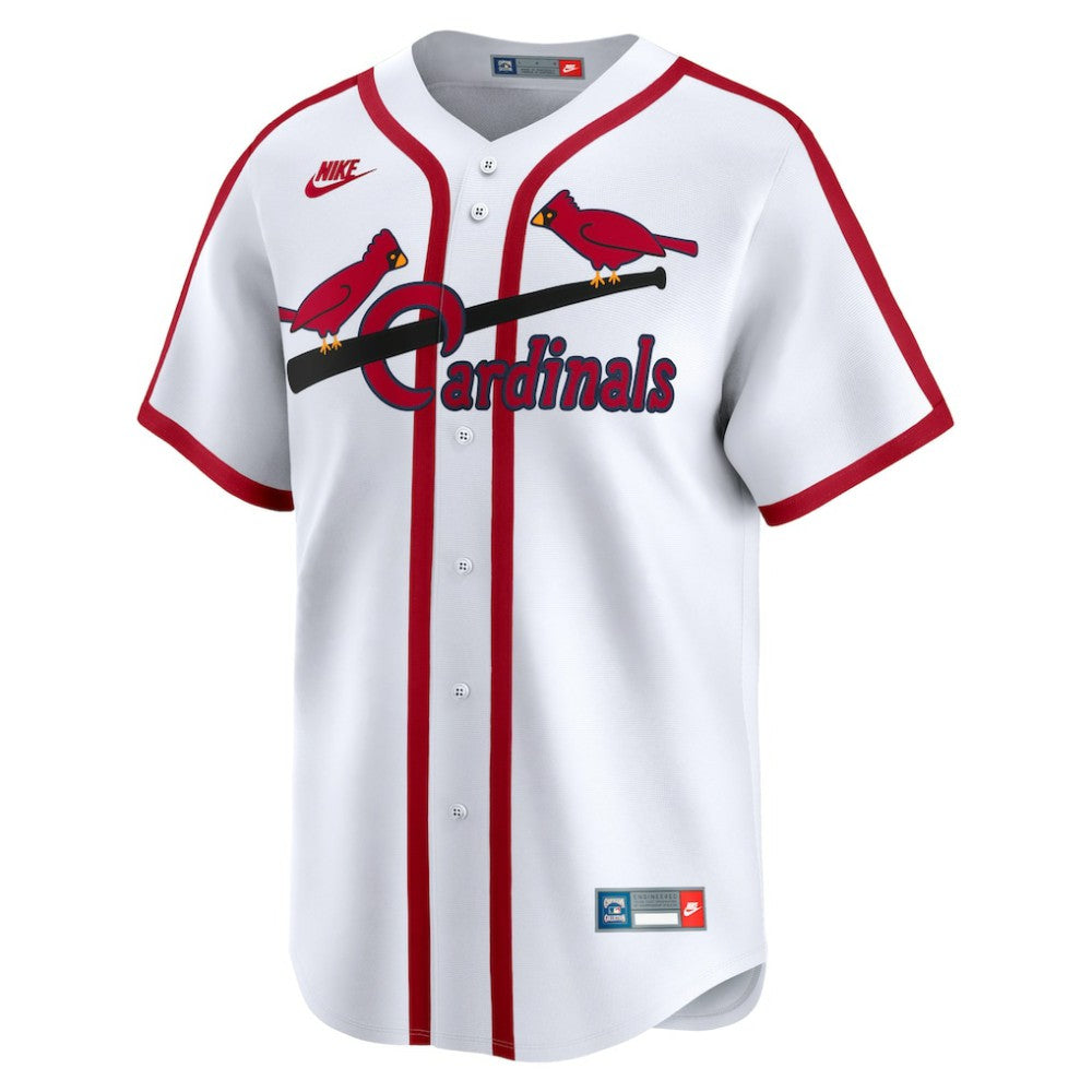 St. Louis Cardinals Nike Cooperstown Collection Limited Jersey - White Jerseys