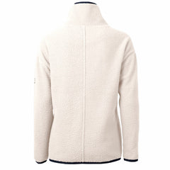 Kansas City Royals Cutter & Buck Women's City Connect Cascade Eco Sherpa Fleece Half-Zip Pullover Jacket - Oatmeal Jackets