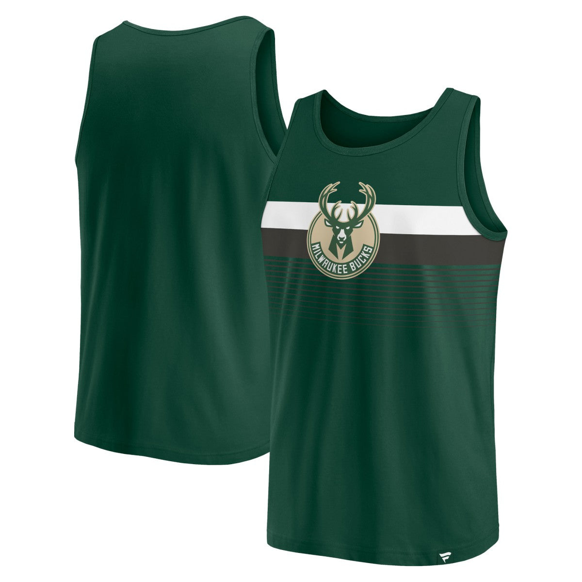 Milwaukee Bucks Wild Game Tank Top Hunter Green - Fanatics