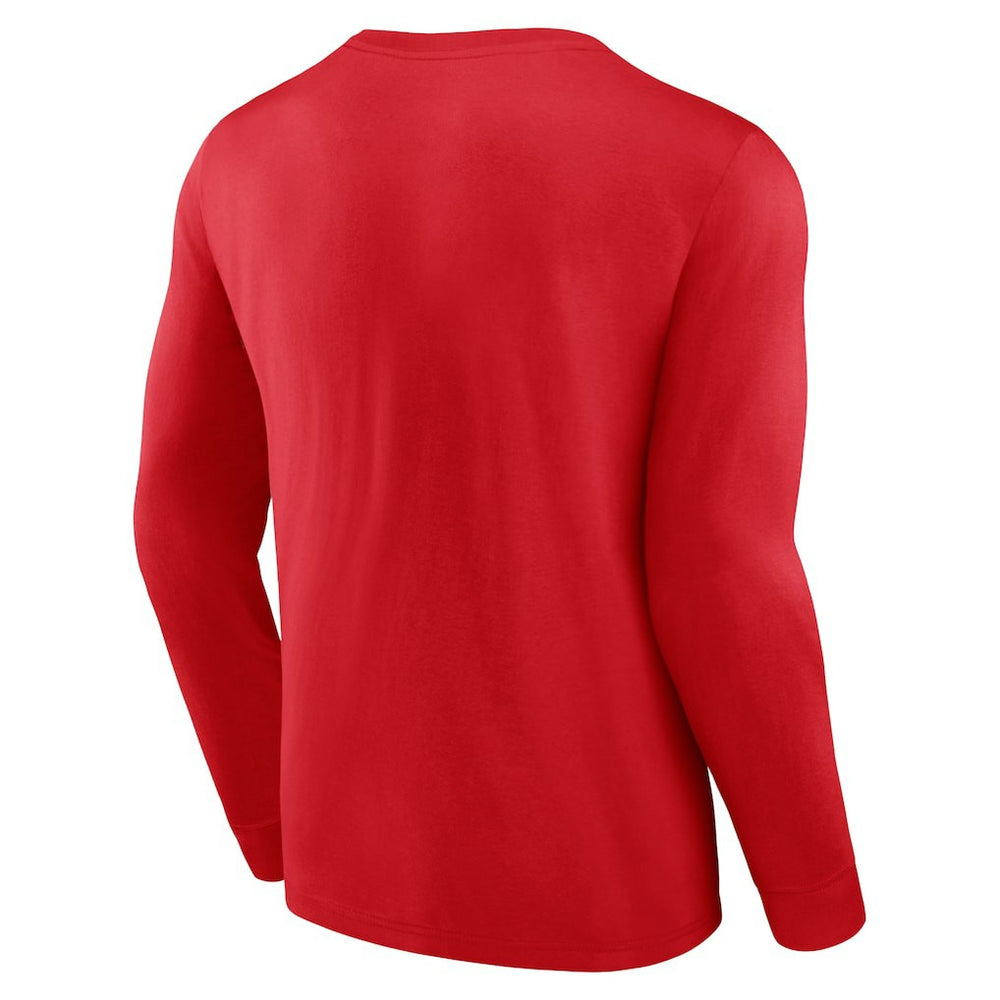 Chicago Bulls Baseline Long Sleeve T-Shirt Red - Fanatics