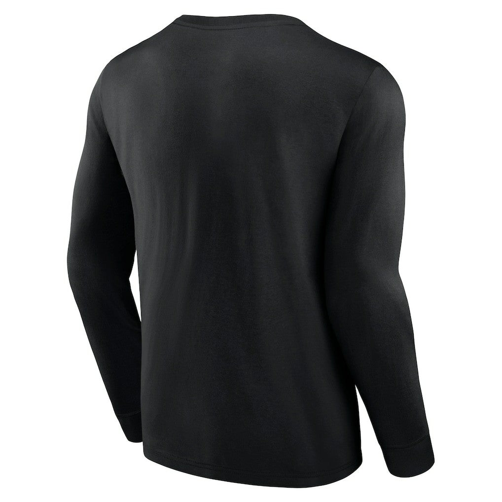 Brooklyn Nets Baseline Long Sleeve T-Shirt Black - Fanatics