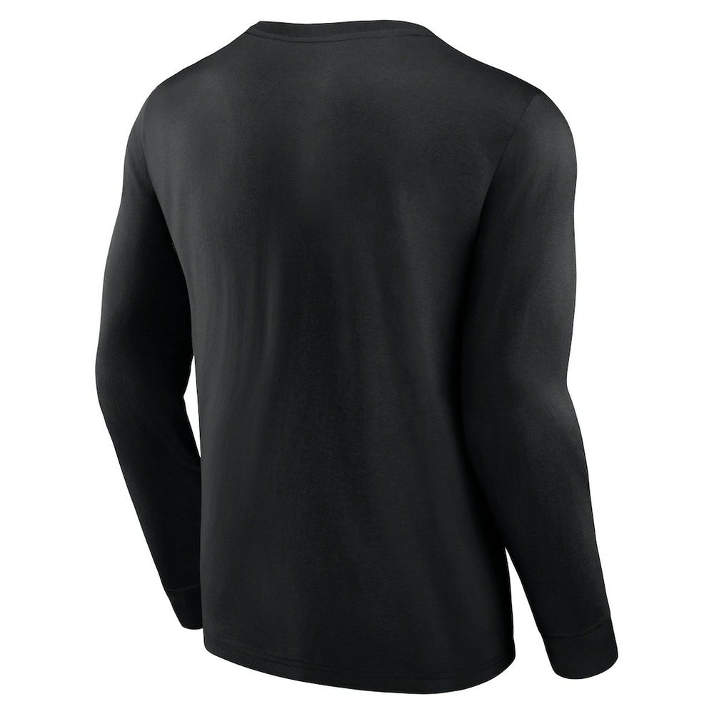 Brooklyn Nets Baseline Long Sleeve T-Shirt Black - Fanatics