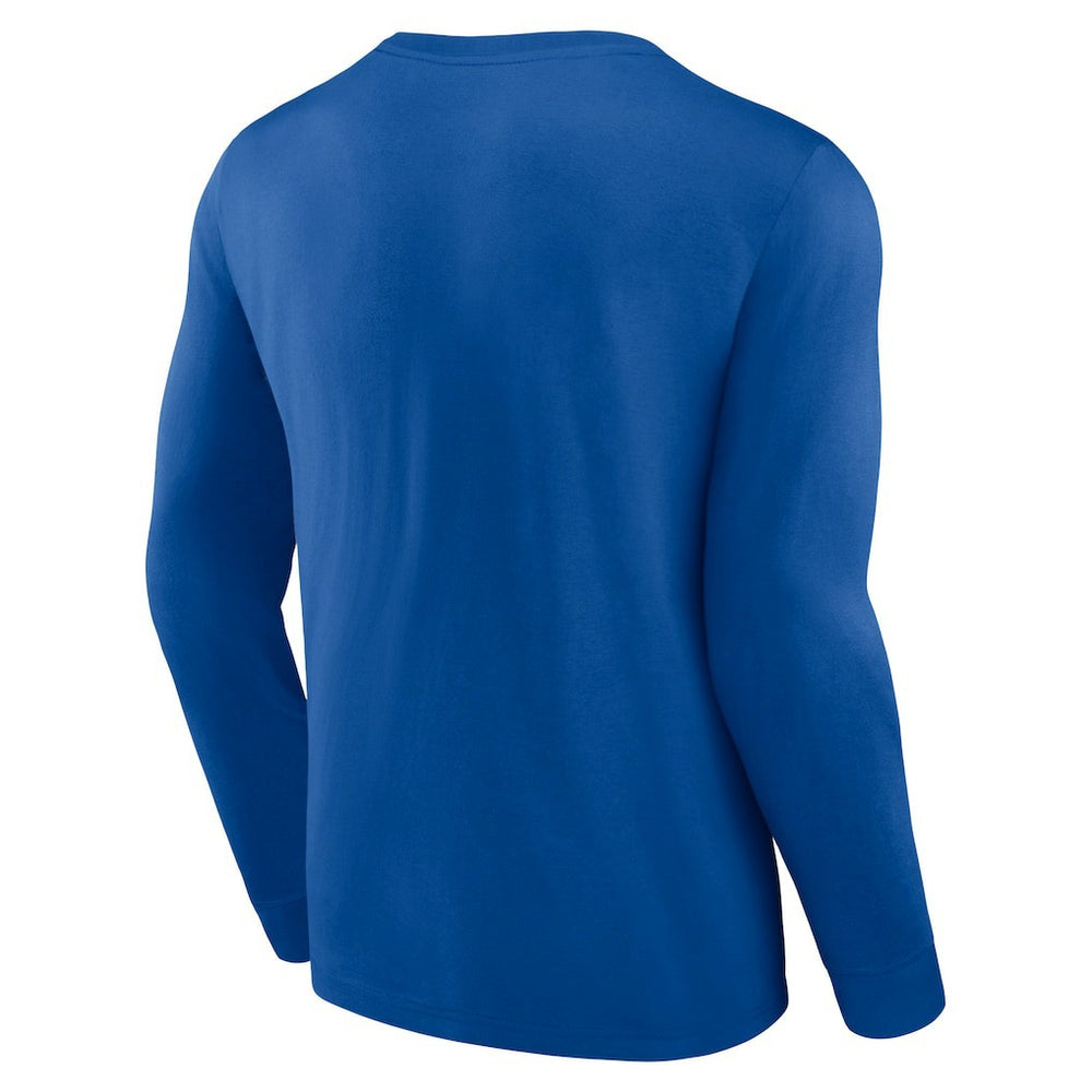 Golden State Warriors Baseline Long Sleeve T-Shirt Royal - Fanatics outlet