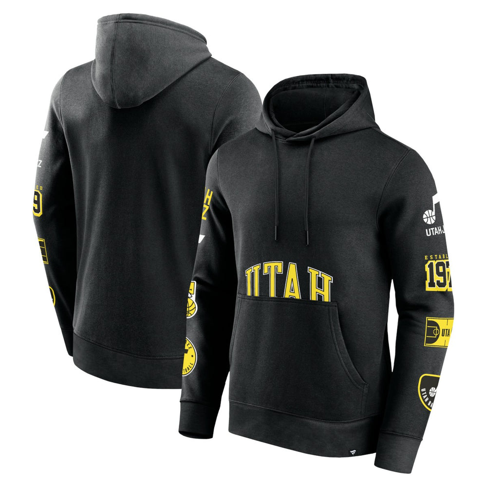 Utah Jazz Home Court Pullover Hoodie Black - Fanatics
