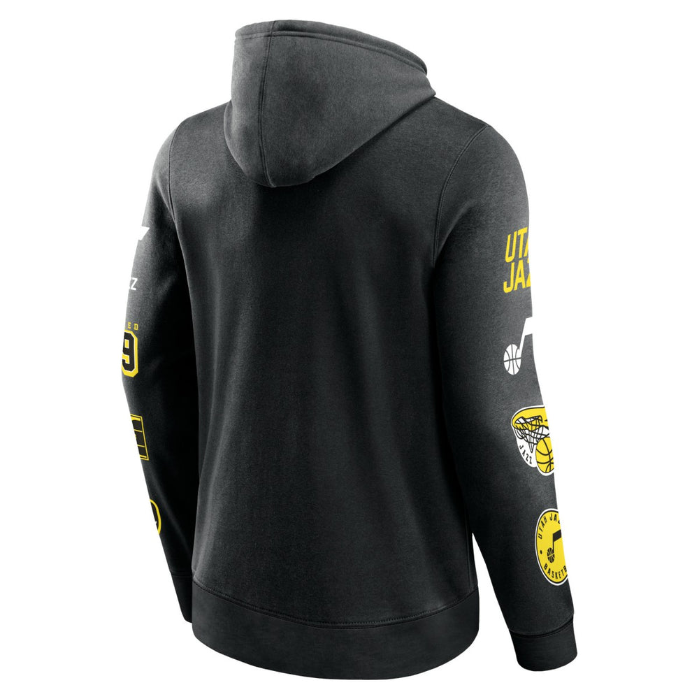 Utah Jazz Home Court Pullover Hoodie Black - Fanatics