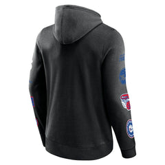 Philadelphia 76ers Home Court Pullover Hoodie Black - Fanatics