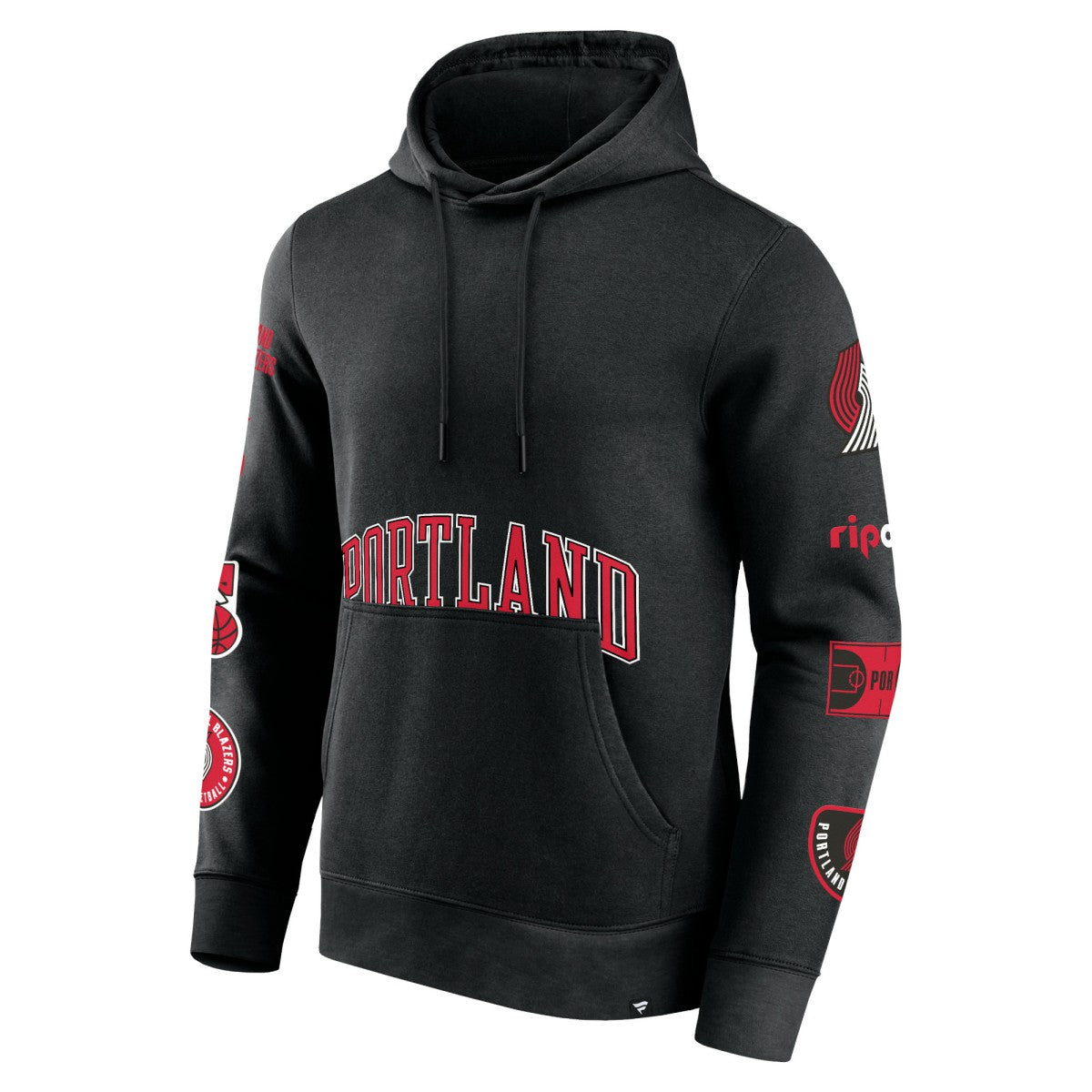Portland Trail Blazers Home Court Pullover Hoodie Black - Fanatics