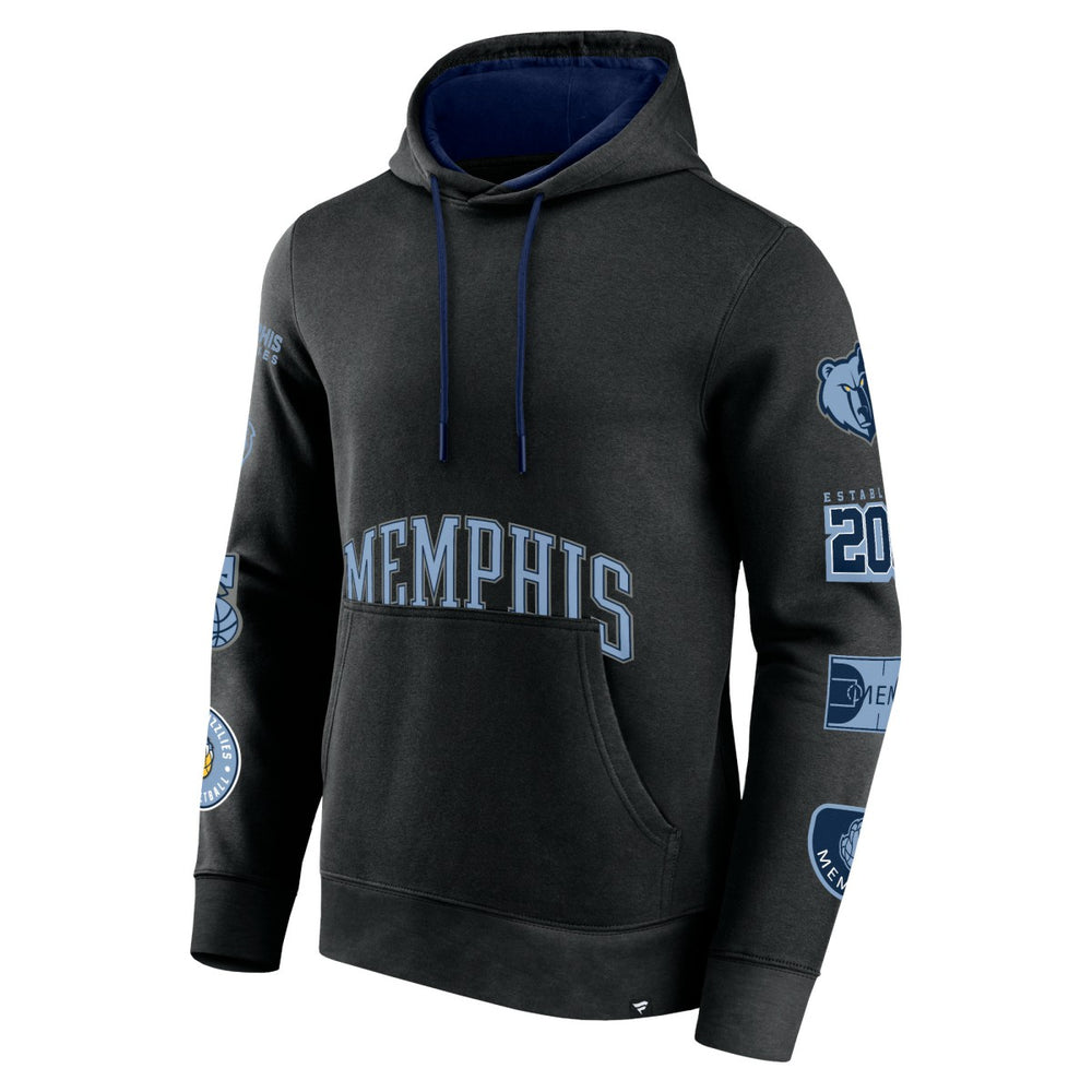 Memphis Grizzlies Home Court Pullover Hoodie Black - Fanatics outlet