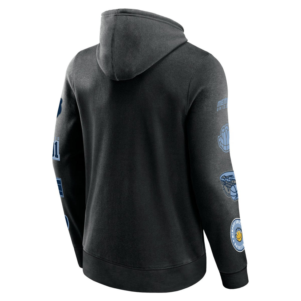 Memphis Grizzlies Home Court Pullover Hoodie Black - Fanatics outlet